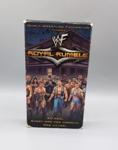 WWE WWF Royal Rumble 2001 Steve Austin K Angle Rock Chyna New Wrestling VHS Tape - £14.43 GBP