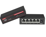 5 Ports Gigabit Network Switch, Supported Desktop Or Wall Mount Plug And... - $18.99