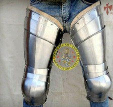 Medieval Leg combat Steel Armor Set Plate Legs armor SCA LARP - £143.94 GBP