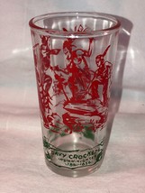 Vintage Hazel Atlas Davy Crockett Juice Glass 1786-1836 Indian Fighter - £10.38 GBP