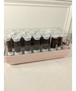 Vintage Clairol Custom Care Setter KF-20-1 Velvet flocked Hot Rollers Cu... - $41.00