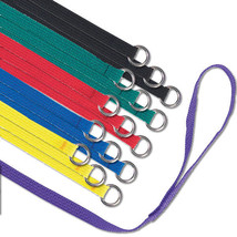 BULK PACK LOT of 60 Slip Style Assorted Color Dog Kennel Lead Leashes - 6&#39; x 1&quot; - £116.20 GBP