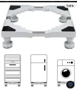 Sturdy Adjustable Base for Dryer, Washer, Fridge - Multi-Functional Support - $374.05 MXN
