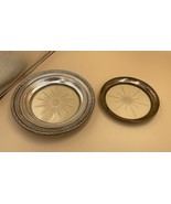 2 Sterling Silver Glass Dish Frank M. Whiting Talisman Rose 6.5” &amp; unbra... - $1,748.71 MXN