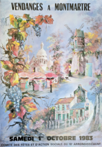 Vintage A Montmartre - Serpolette Maurin - Poster Original - Rare - 1983 - £123.86 GBP