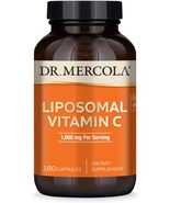 Dr. Mercola Liposomal Vitamin C, 1,000 mg per Serving, 90 Servings (180 ... - $35.00