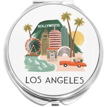 Los Angeles and Hollywood Compact with Mirrors - for Pocket or Purse - £9.39 GBP
