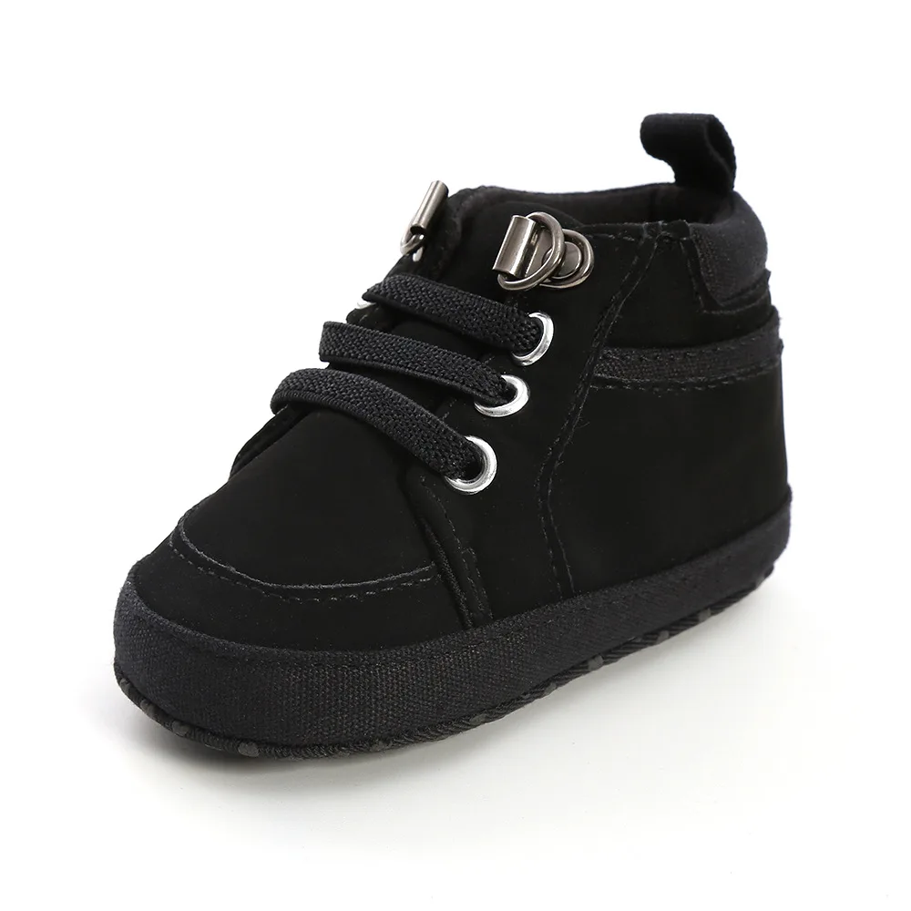 Baby Shoes Boy Newborn Infant  Casual Comfor Cotton Sole Anti-slip PU Leather Fi - £89.73 GBP