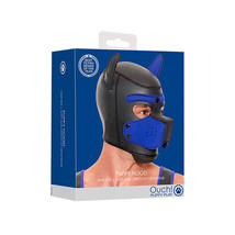 Ouch! Puppy Play Neoprene Puppy Hood Black/Blue - £60.30 GBP