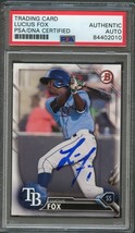 2016 Bowman Draft #BD-200 Lucius Fox Signed Card PSA Slabbed Auto Rays - $49.99