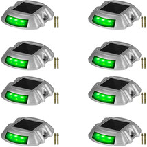VEVOR 8 Pack Solar Driveway Lights Outdoor LED Lights for Pathway Dock Path IP68 - £66.66 GBP