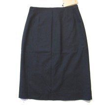 NWT MM. Lafleur Cobble Hill 4.0 in Ink Blue Washable Wool Pencil Skirt 4 - £48.88 GBP
