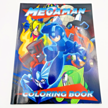 Mega Man Coloring Book -Softcover Capcom Video Game Made In USA One Page... - $15.95