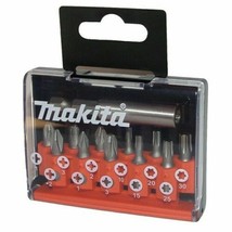 NEW Makita Set 12 Pc Tool Screwdriver Bit Quick Change Bit Holder Pz Hex... - £17.82 GBP