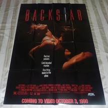Back Stab (1990) - Original 2-Sided Video Store Movie Poster 27 x 40 - £22.91 GBP
