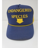 Endangered species cap hat blue and yellow snapback adjustable  - £14.04 GBP