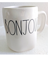 Magenta Rae Dunn Mug BONJOUR Artisan Collection coffe tea cup French Paris - $24.18