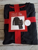 Falls Creek Sleep Wear Men&#39;s Christmas Pajama Set Plaid Size Med Brand New - £12.29 GBP