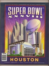 Super Bowl 38 XXXviii program Panthers Patriots Superbowl - £27.09 GBP