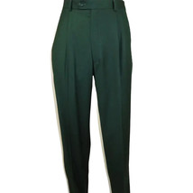 Men Apollo King Band Collarless Church Suit Mandarin 5 Hidden Buttons AG59 Green image 11