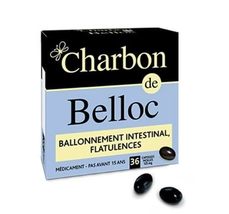 Activated Charcoal-Charbon De Belloc for Digestive Problems &amp; Bloating-3... - $36.00