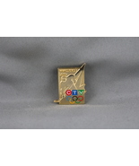 Vancouver 2010 Pin - CTV Television Hocky Graphic - Stamped Pin - $276.15 MXN