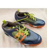 Footjoy Mens Freestyle Golf Shoes Neon Blue Orange Spikes Size US 9 M 57332 - €29,98 EUR