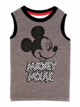 MICKEY MOUSE Boys Tank Top Muscle Tee Shirt NWT Toddlers Size 2T, 3T or 4T - $8.12