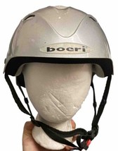 Boeri Argent Casque Fabriqué En Italie - £20.62 GBP