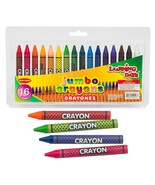 16 Piece Learning Days Jumbo Crayons with Case - £3.89 GBP