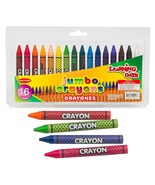16 Piece Learning Days Jumbo Crayons with Case - $4.00 CAD