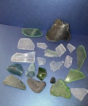 Latvia Made by Baltic Sea Beach Glass for jewelry art making crafts crafting - £4.74 GBP