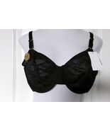 Wacoal High Profile Underwire bra size 40C Black Style 851388 - $37.20 CAD