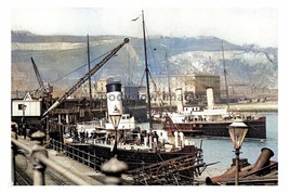 ptc1416 - Kent - Early Ferries docked on Admiralty Pier in Dover - print 6x4 - £2.19 GBP