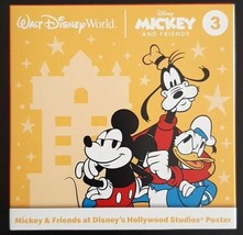 McDonald&#39;s Disney Mickey+Friends 2023 Collectible Toy #3 Hollywood StudiosPoster - £5.46 GBP