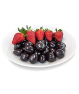 Andy Anand 24 Pcs Fresh Strawberries Freeze Dried Dipped In Belgian Dark... - £31.02 GBP