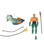 Aquaman 2001 DC Direct Comics Action Figure &amp; Sea Horse &amp; Accessories Fo... - $23.14