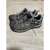 Keen Flint II Steel Toe Work Shoes Dark Brown/Grey Men's Size 13 Utility - $41.58
