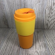 Tupperware 16 oz Eco to Go  Tumbler/Cup 8906A-4 Orange/Yellow - £7.74 GBP