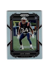 2022 Prizm Football Jack Jones RC #395 Silver Prizm New England Patriots - £2.23 GBP