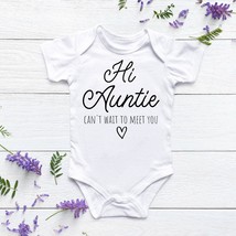 baby announcement, baby shower gift, auntie onesie®, baby reveal, announcement o - £15.35 GBP