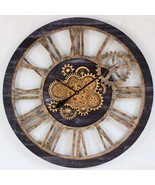 AMERICA LINE WALL CLOCK ROUND 36 INCH VINTAGE BLACK - $471.70 CAD