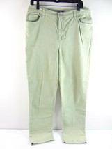 Gloria Vanderbilt Green Straight Leg High Rise Jeans Size 14 - £19.77 GBP