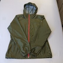 Columbia XL3144 Women's Green Windbreaker Zip Up Hooded Nylon Jacket Size Large image 14