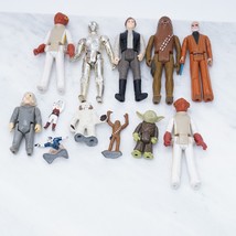 Lot of 12 Vintage Kenner Star Wars Figures 70s 80s + Micro Series Metal Figures - £85.83 GBP