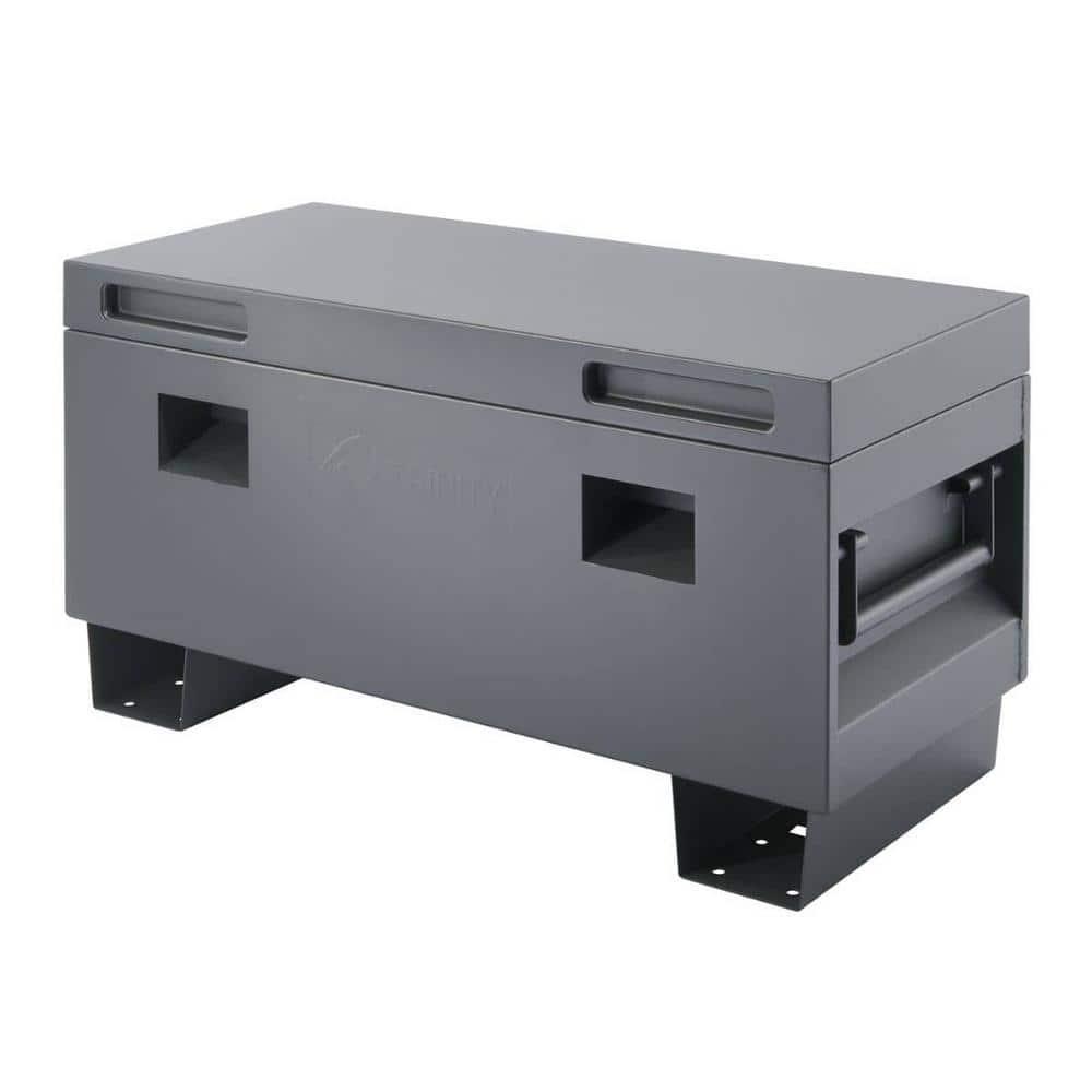 Primary image for Trinity 36 in. Job Site Box Keep Your Tools Safe Car Mounted Brand New Gray