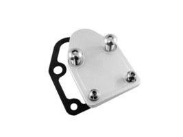 SBC 305 307 327 350 Engine Block Mechanical Fuel Pump Block Off Plate CLEAR PRP - £18.37 GBP