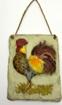 Tuscany Rooster Wall Plaque Country Wall Decor  Interior Accents 7.5X6 - £11.80 GBP