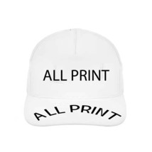 Custom AlL Print Baseball Cap Logo Pic Photo Man Woman Casual Hat Colors Snapcap - £97.64 GBP