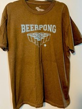 BEER PONG Funny Novelty T-shirt College Beer Mr Chips Size Large - $162.09 MXN